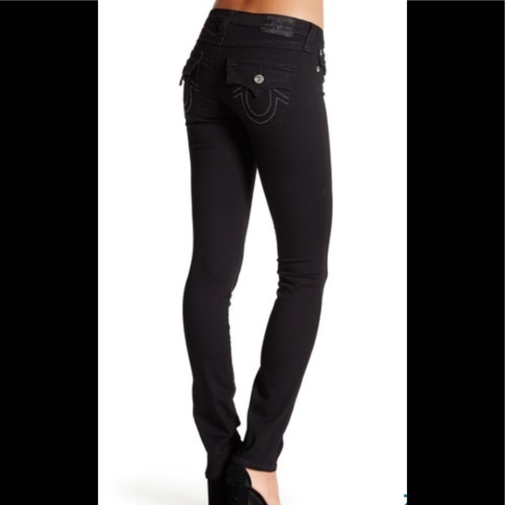 Skinny Black True Religion Jeans Size 24